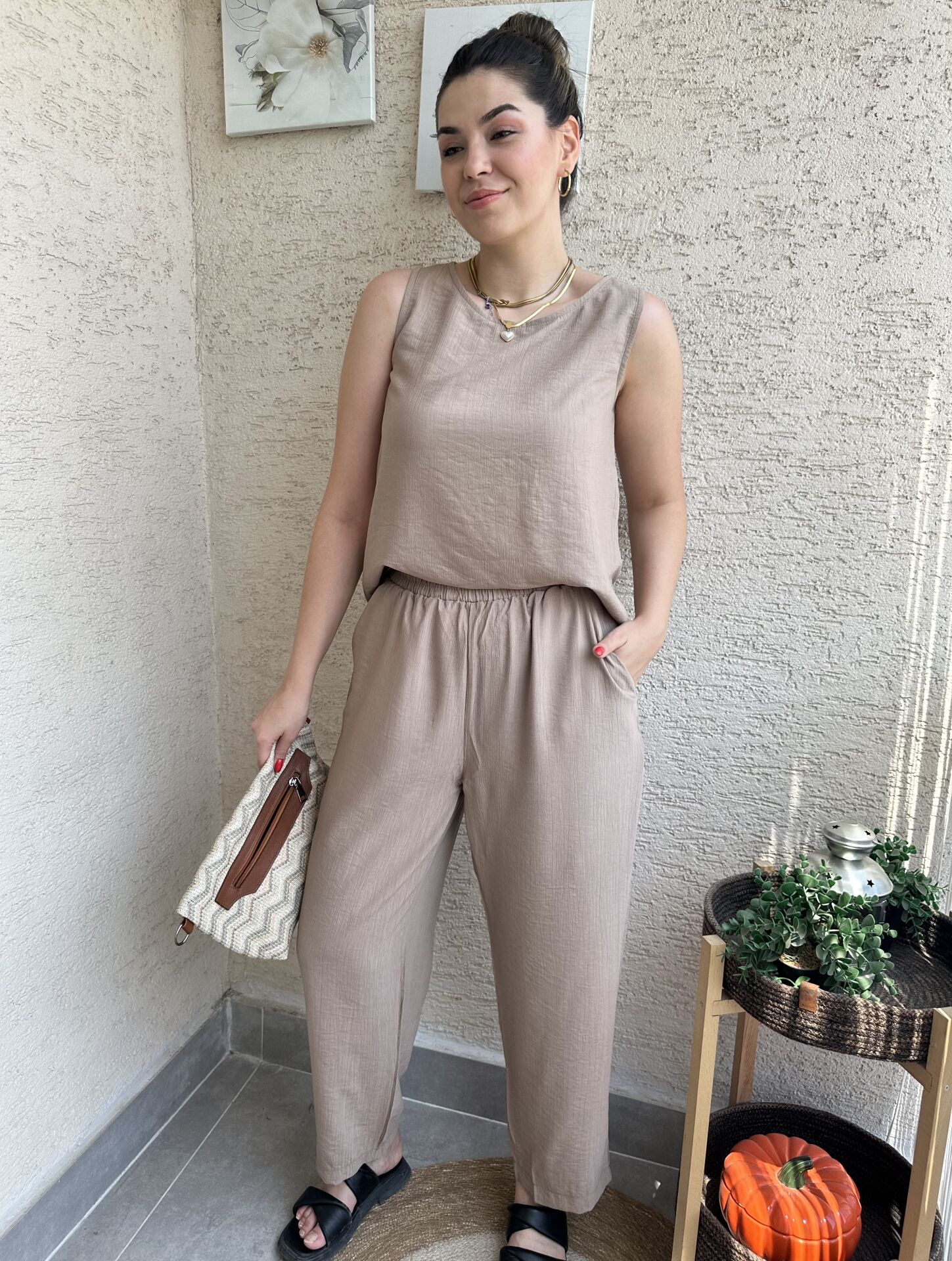 My Bej Kolsuz Takım