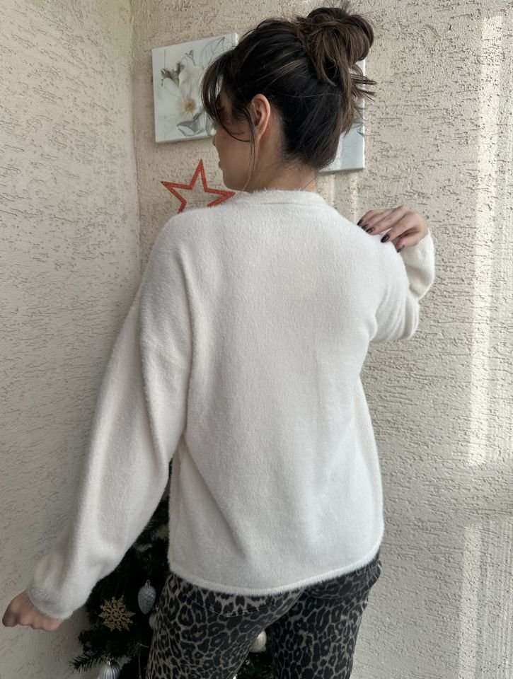 Basic Yumoş Triko Ekru