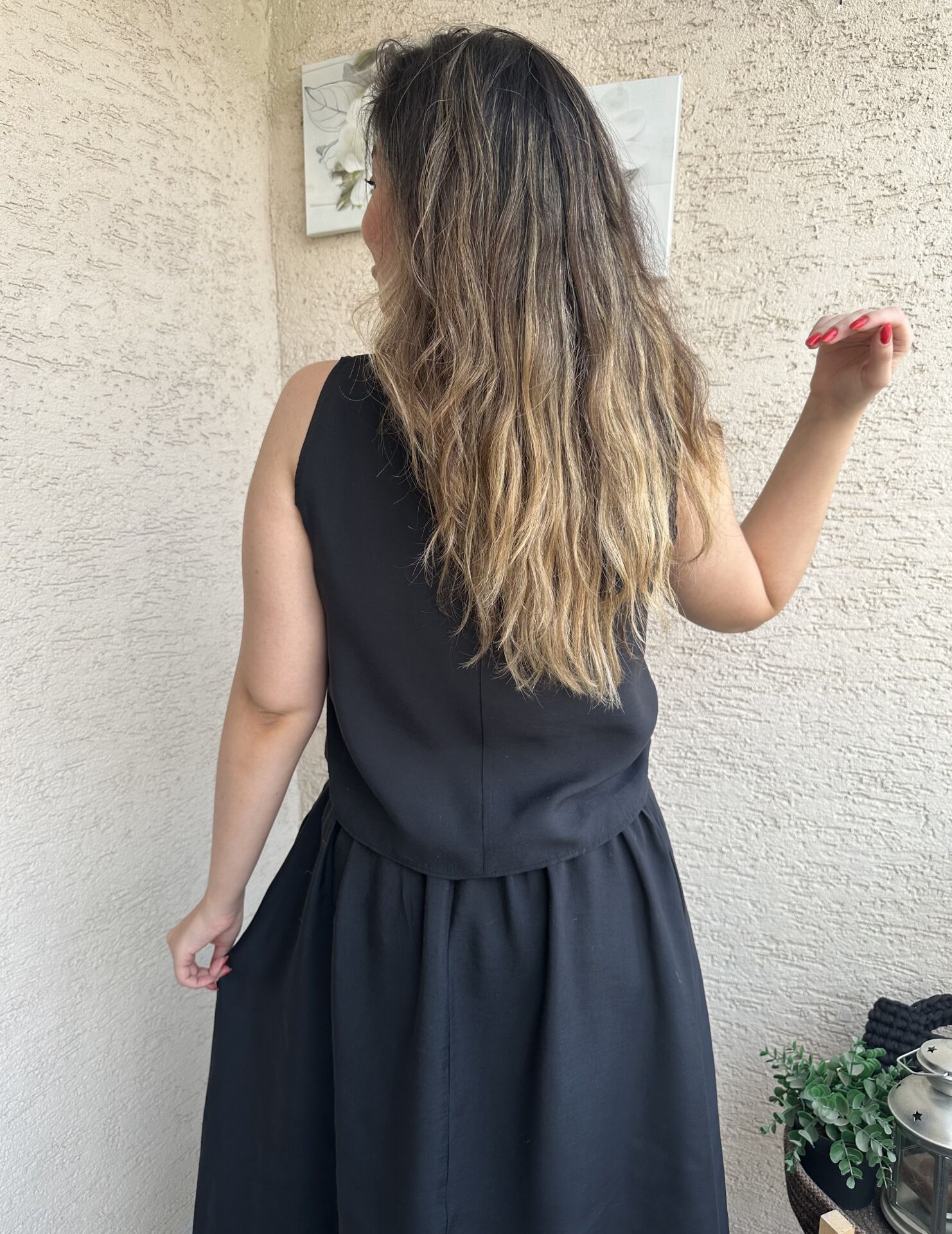 Siyah Tensel Etek Takım