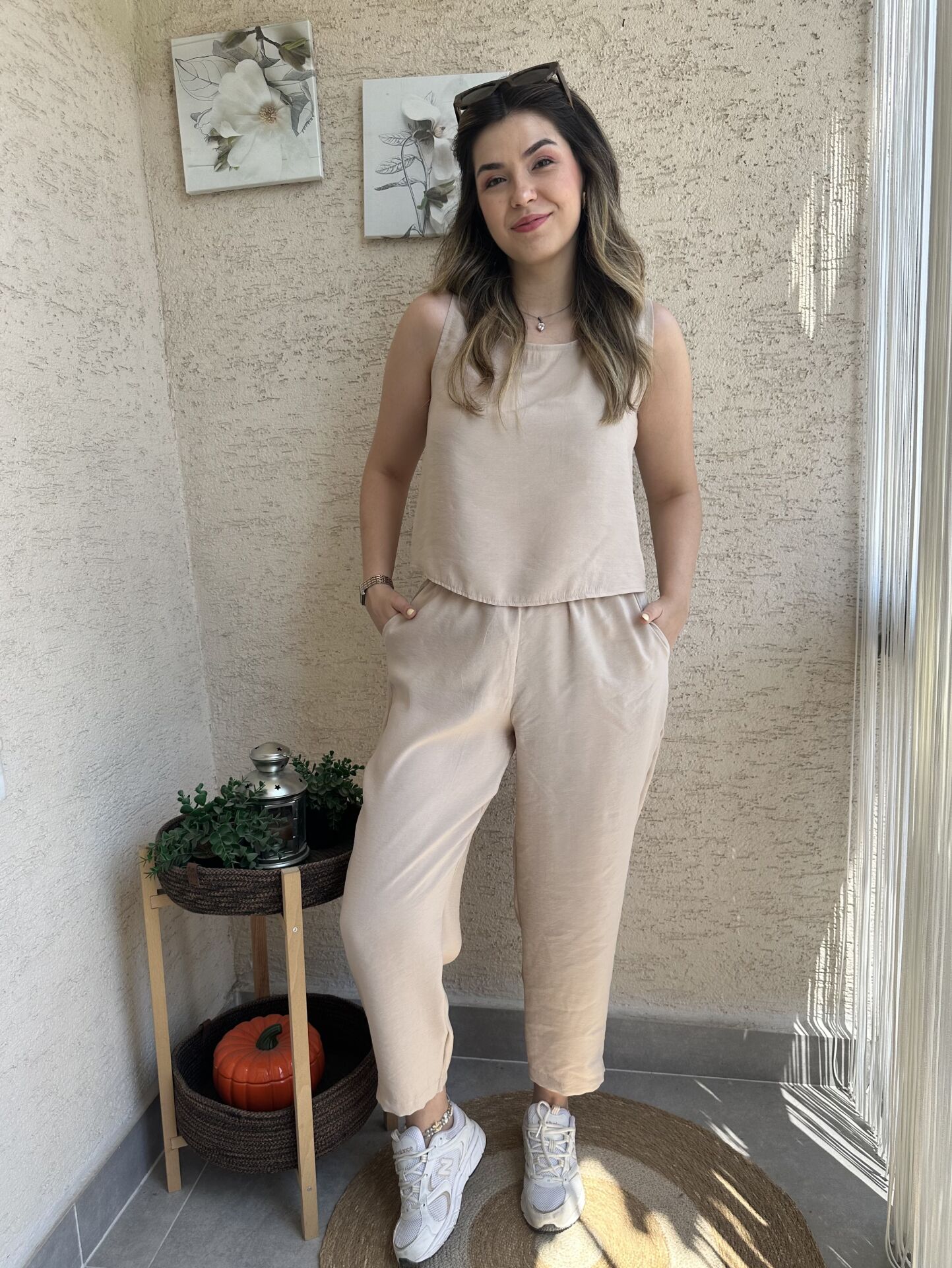 Bej Kolsuz Tensel Takım