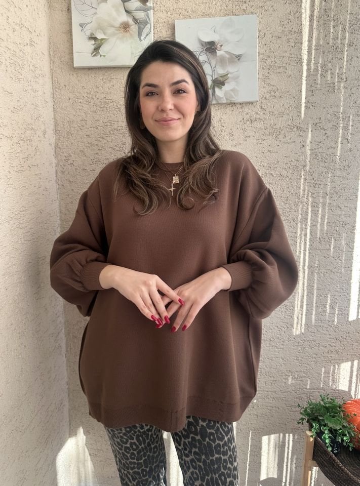 Kahverengi Balon Kol Kazak