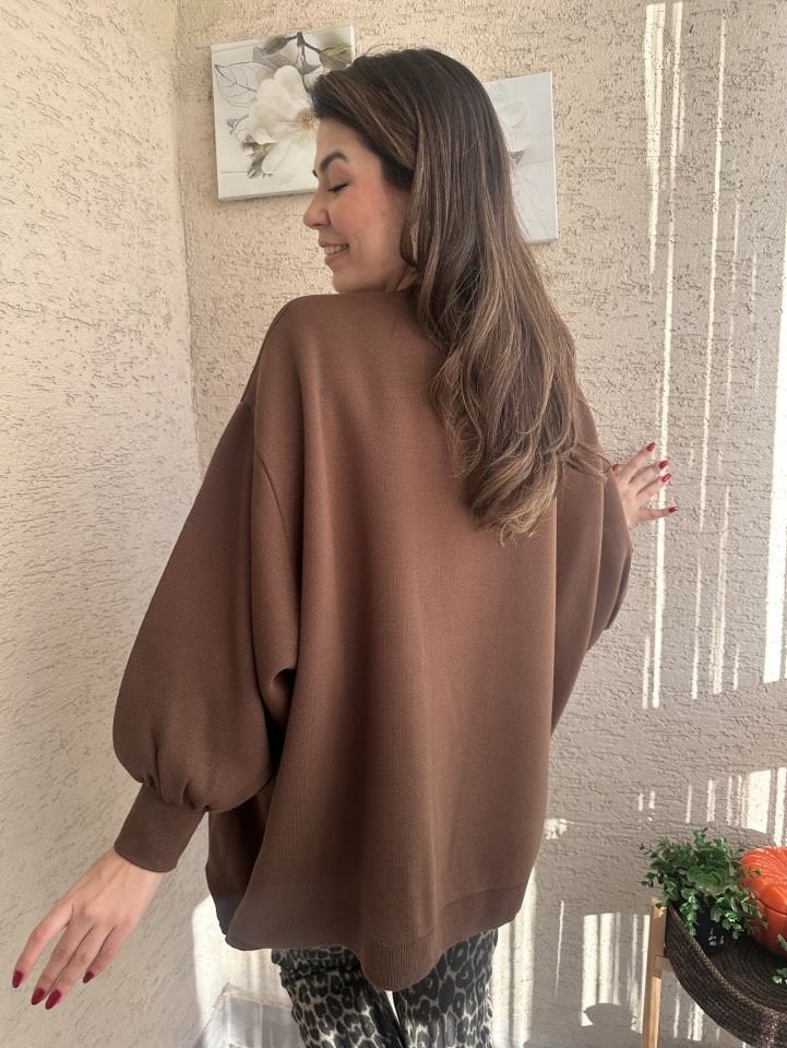 Kahverengi Balon Kol Kazak