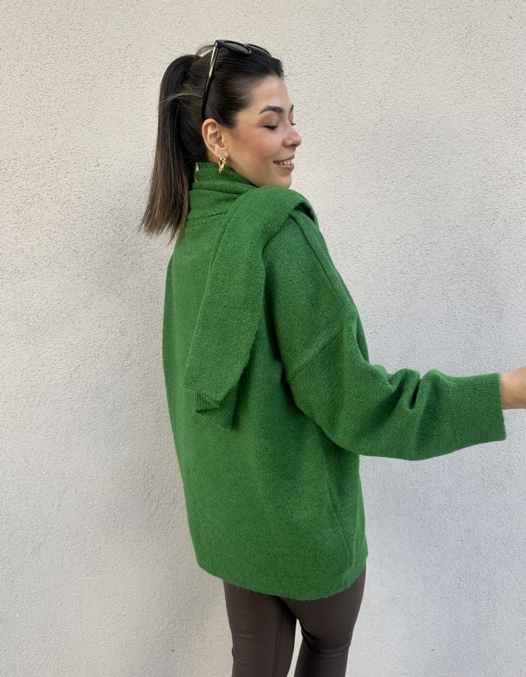 Pinto Atkılı Kazak Yeşil