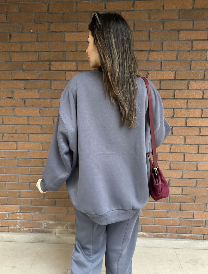 Oversize Eşofman Takımı Antrasit