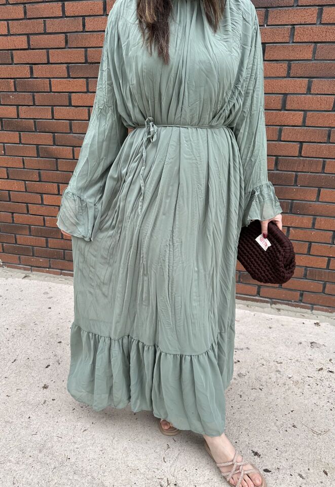 Hm Model Crush Elbise Yeşil