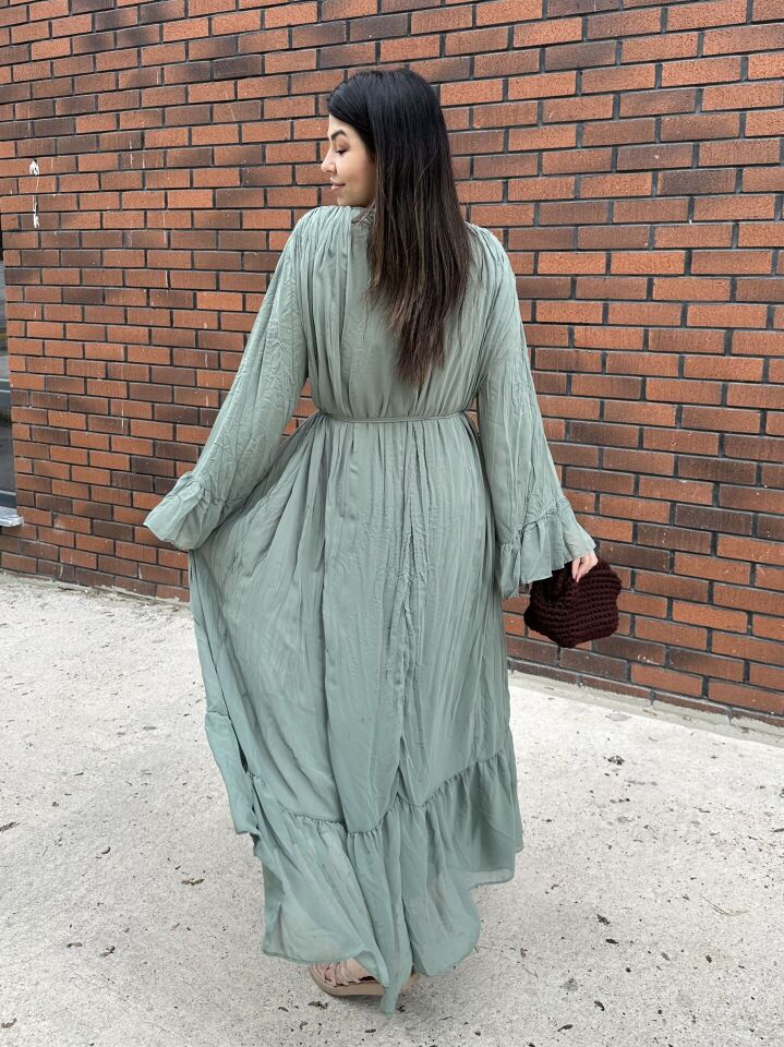 Hm Model Crush Elbise Yeşil