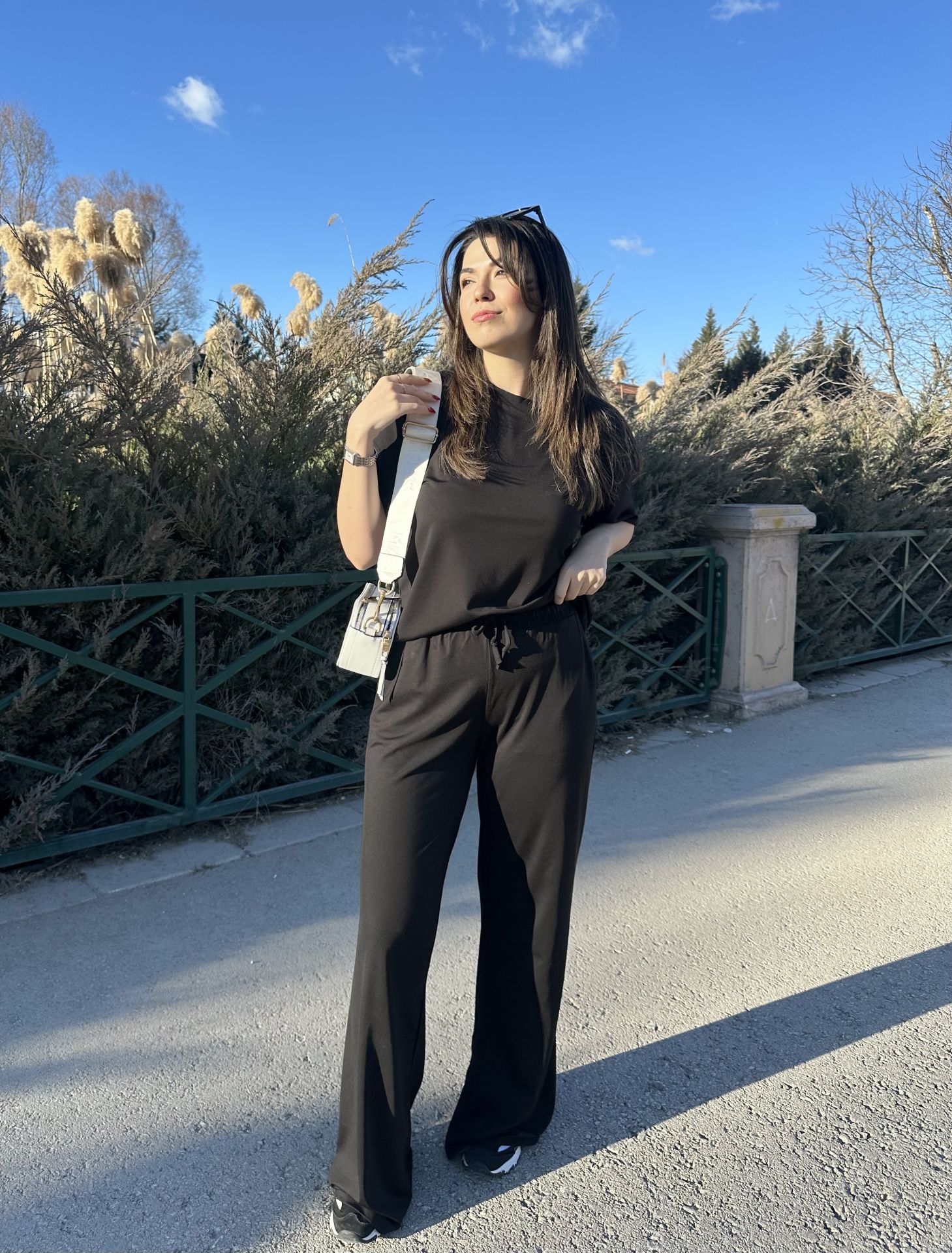 Siyah Kısa Kollu Modal Takım