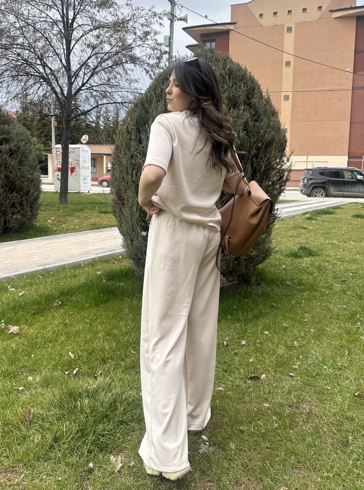 Bej Oysh Eşofman Takımı