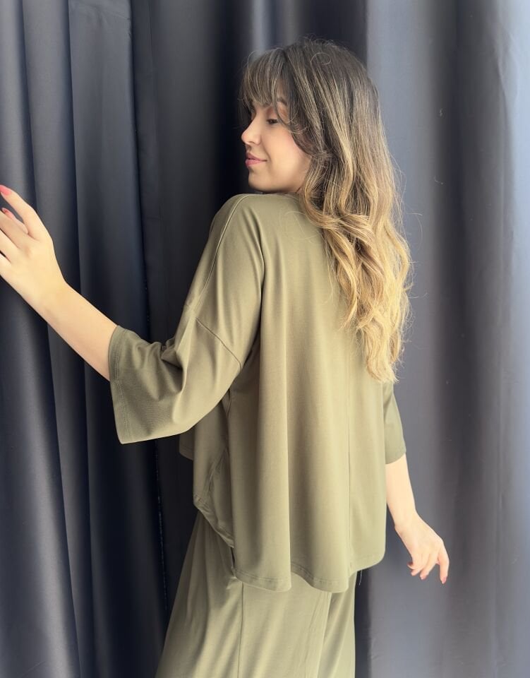 Belinda Haki Yeşili Modal Takım