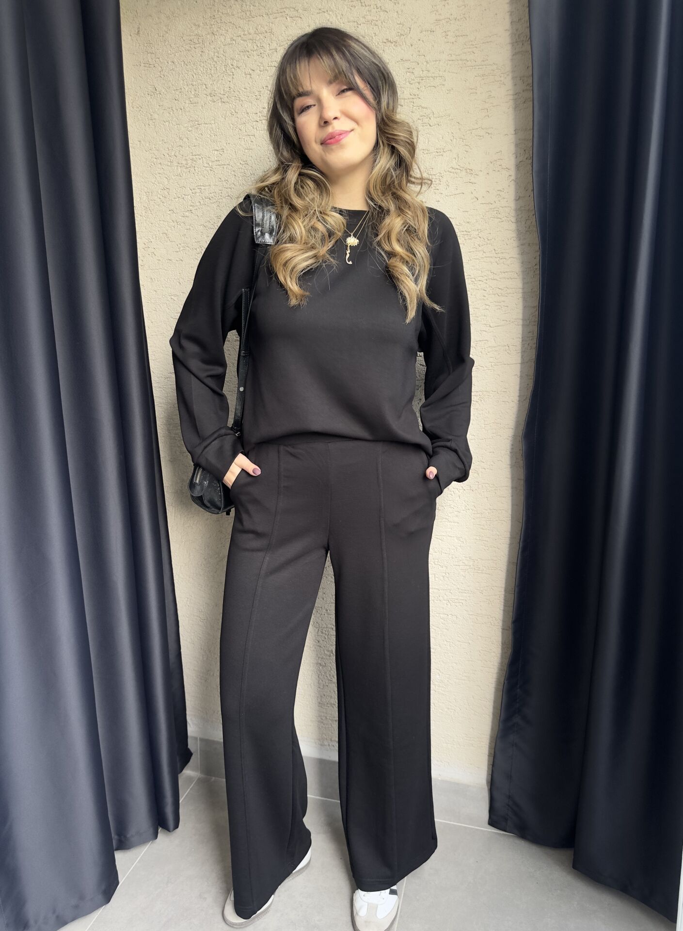 Siyah Çımalı Modal Takım