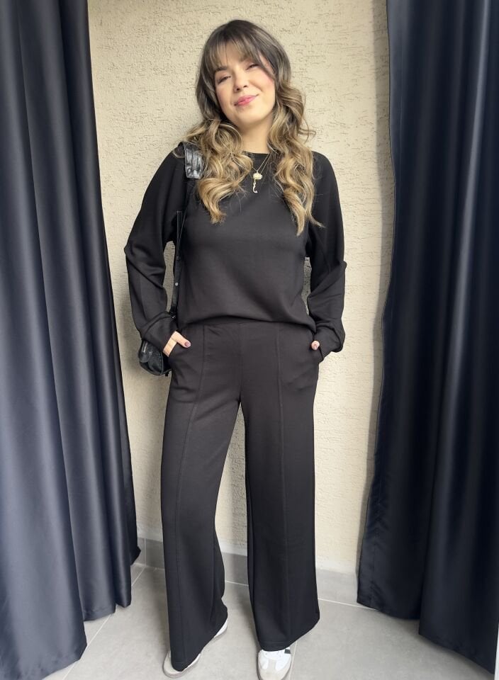 Siyah Çımalı Modal Takım