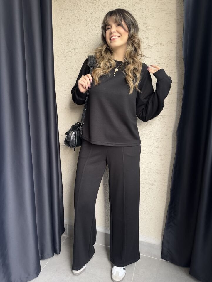 Siyah Çımalı Modal Takım