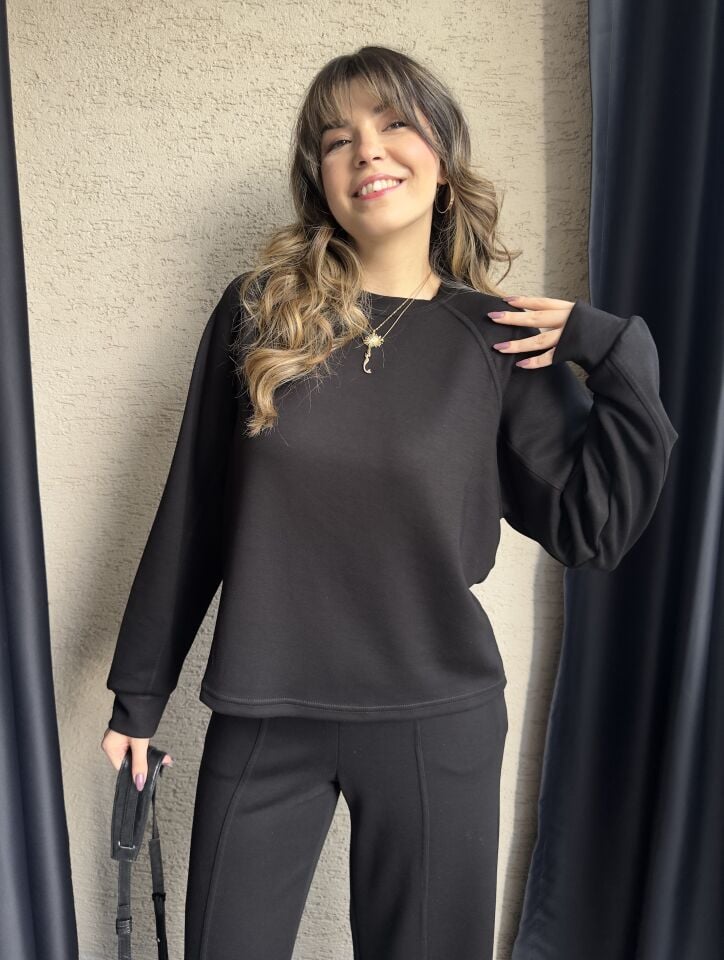 Siyah Çımalı Modal Takım