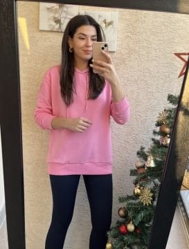 Toz Pembe Sweatshirt