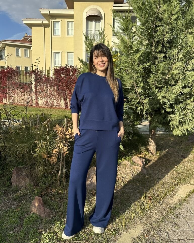 Clara Lacivert Modal Takım