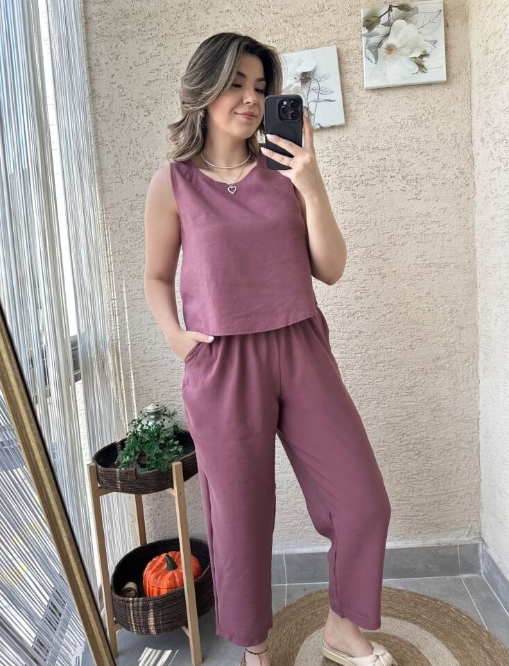 Gül Kurusu Tensel Kolsuz Takım